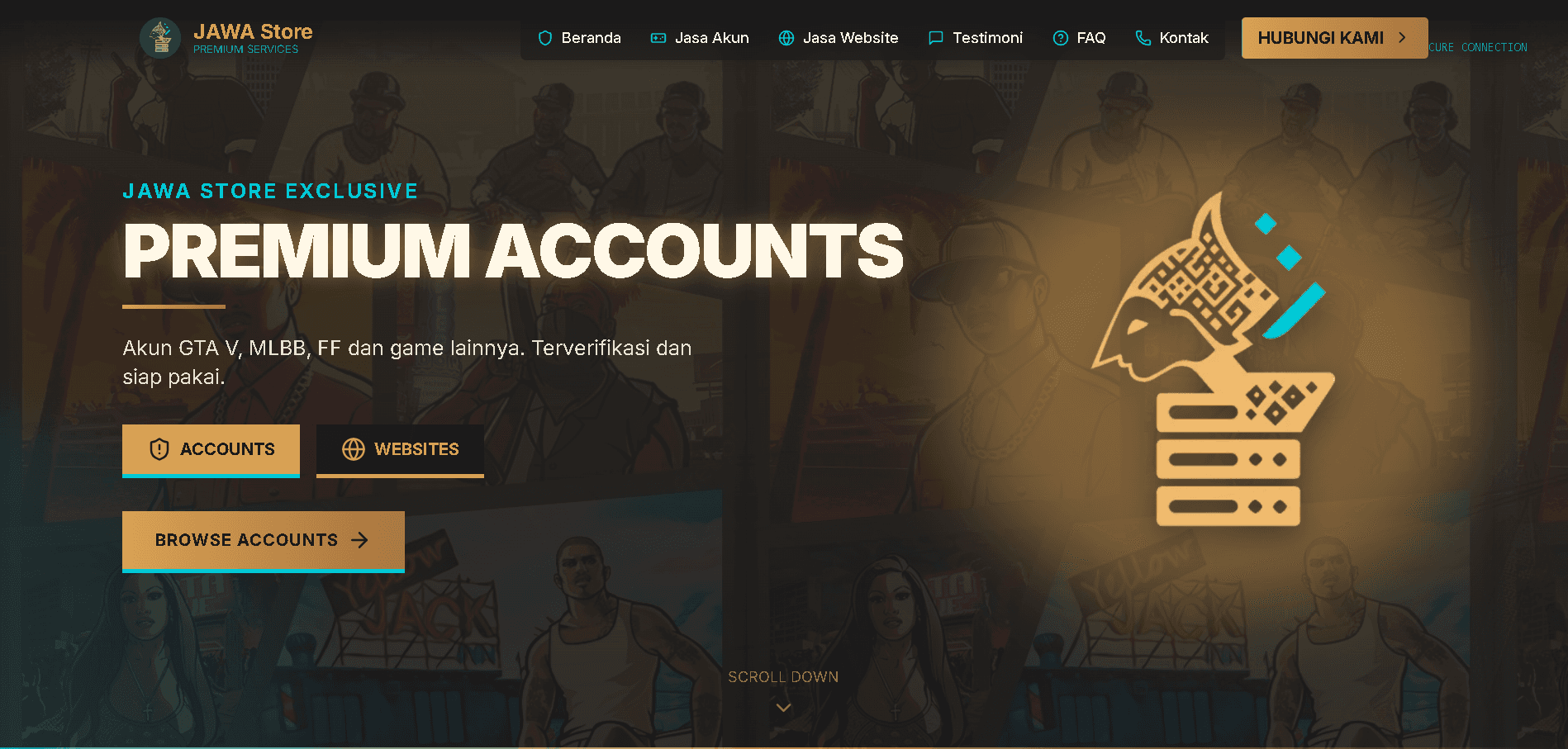 Website Desktop View